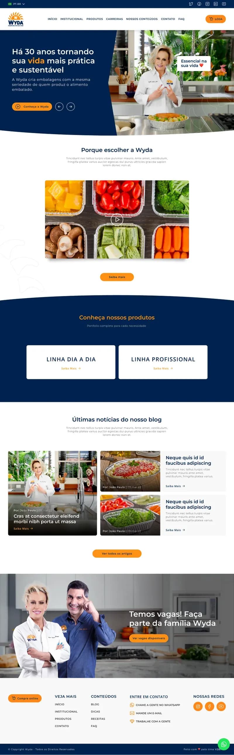 Site desenvolvido pela Kemet para Site institucional 03