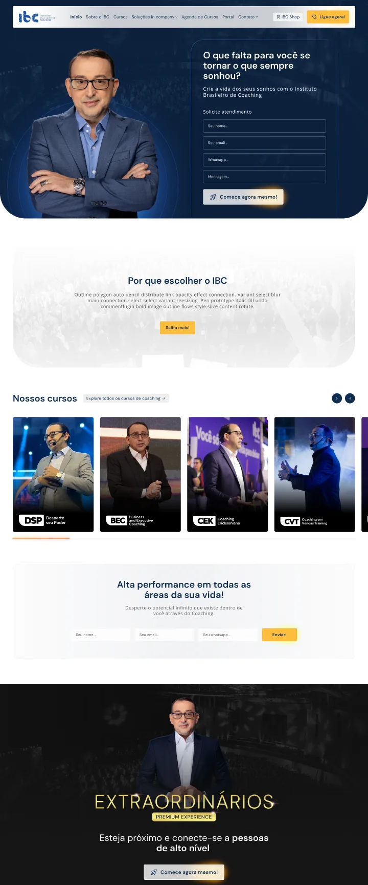 Sites institucionais